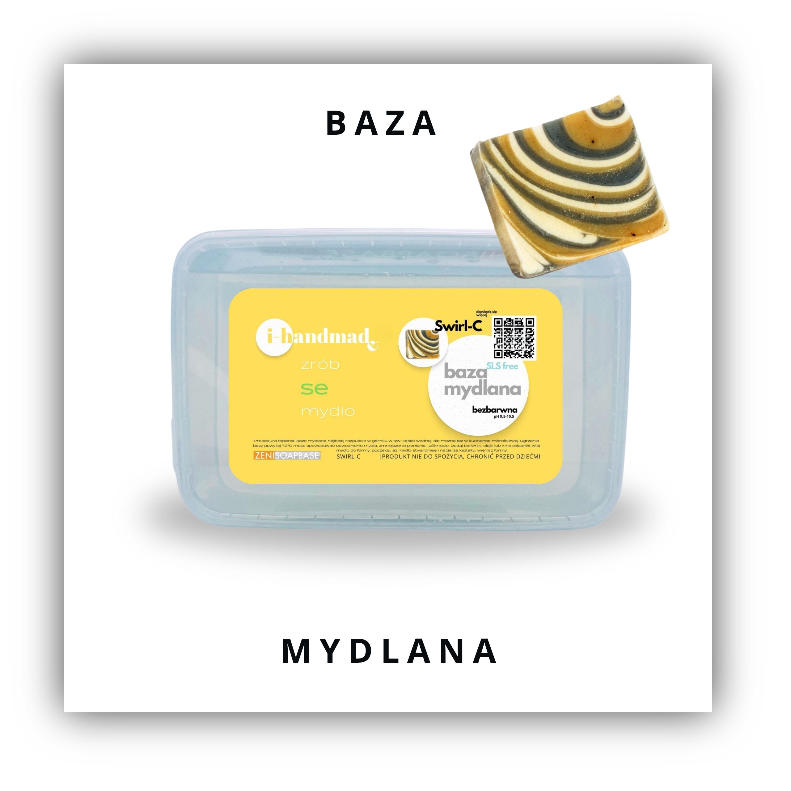 Baza mydlana do wykonywania mydełek DIY oraz zajęć kreatywnych